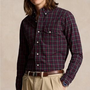 Polo Ralph Lauren Men's Classic-Fit Plaid Washed Poplin Shirt